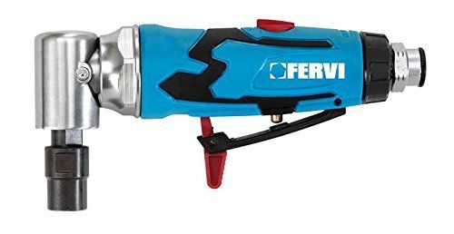 Fervi 416-0 Mini meuleuse d’angle pneumatique Cyan-noir