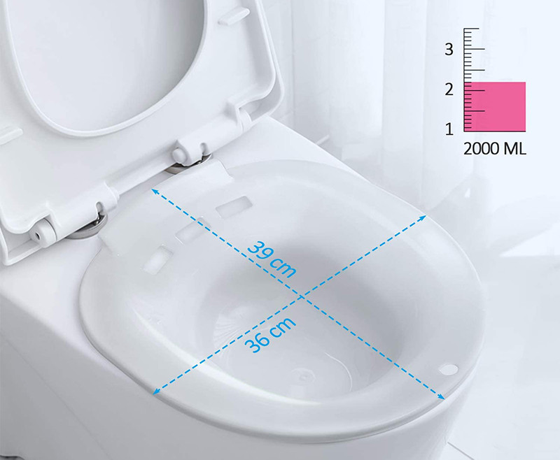 MitButy Bains de siège pour toilettes-bassin de bain Sitz portable