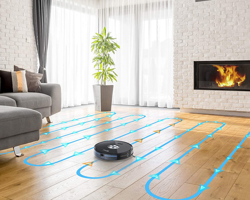 Muzili Aspirateur Robot Puissant Wi-Fi