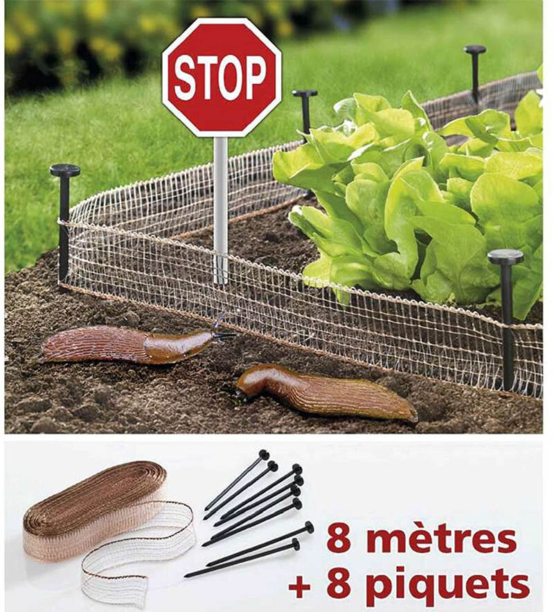 Provence Outillage Filet Stop limaces et escargots 8 m