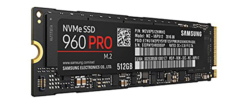 Samsung SSD Interne 960 PRO (512 Go) - MZ-V6P512BW