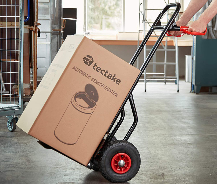 TecTake Chariot de Transport, Diable de Manutention Charge 100 Kg