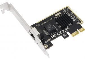 Test - CERRXIAN PCI-E 2.5 Gigabit Ethernet Card PCI Express X1 Network Controller Card