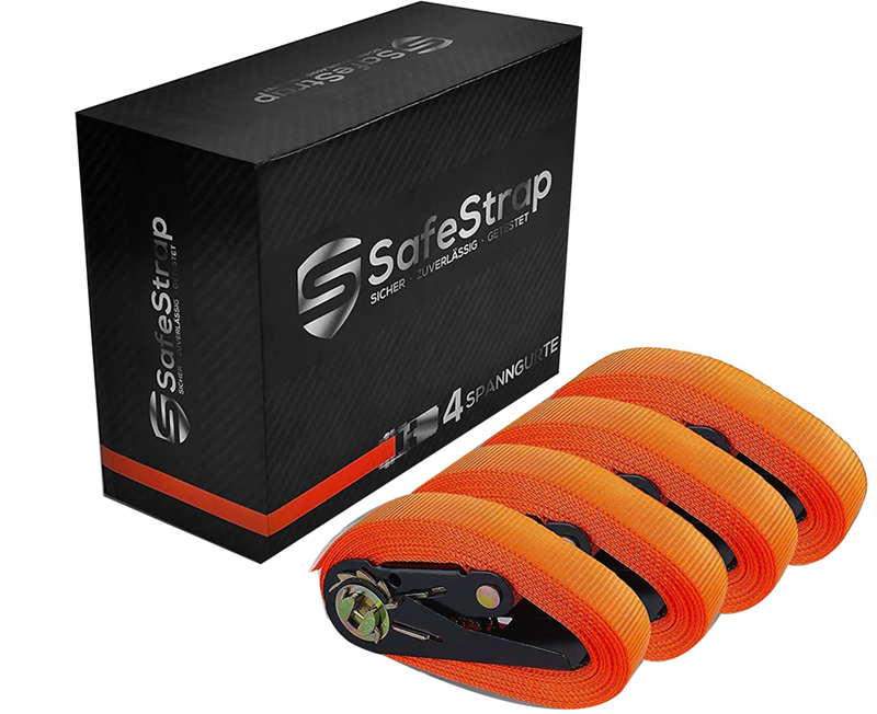 Test - SafeStrap Sangles extrêmement robuste conformes à EN 12195-2 — Capacité de 800 kg