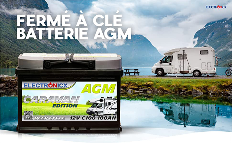 avis Batterie AGM 12v 100Ah Electronicx Caravan Ed
