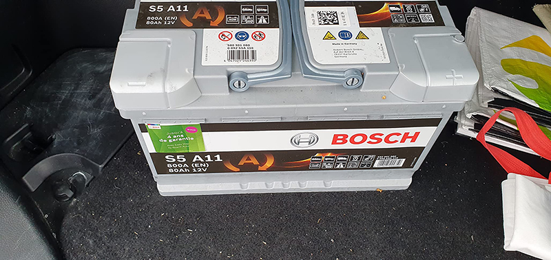 avis Bosch S5A11 – Batterie Auto – 80A – 800A – Technologie AGM – adaptée aux Véhicules avec Start