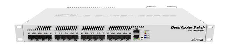 test et avis MikroTik CRS317-1G-16S+RM Interrupteur Réseau L3 None 1U