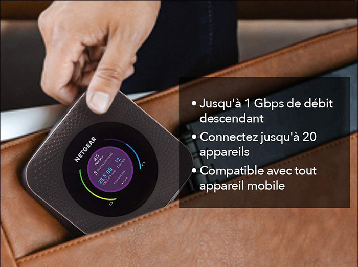 test et avis NETGEAR Routeur 4G sim box 4G LTE Nighthawk M1- MR1100