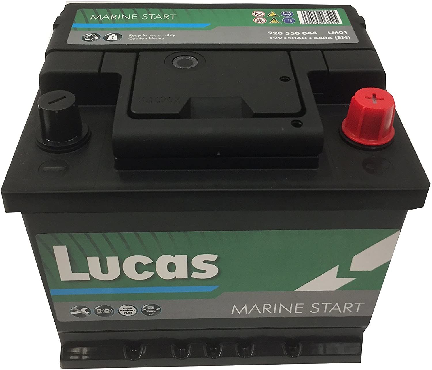 Test - Lucas Batterie Marine Starter LM01 LB1 12 V 50AH 440 AMPS (EN)